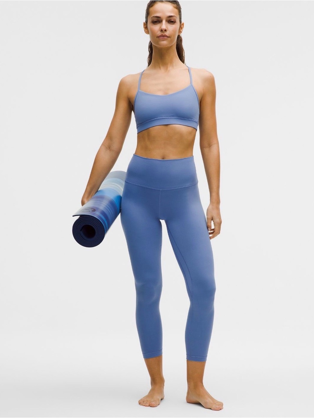 NWT lululemon Align High Rise Pant 25" in Prep Blue Size 14